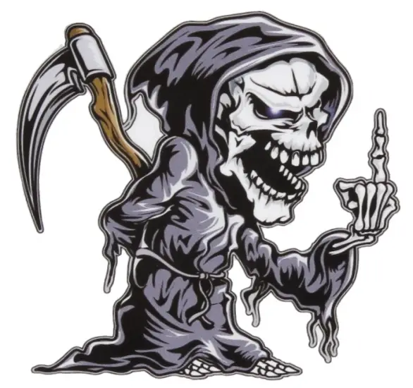 Nejprodávanější Nálepka Skull pravá