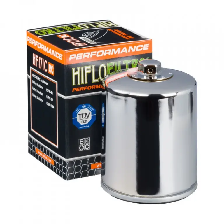 Olejový filtr HIFLOFILTRO HF171CRC Racing chrom Top Prodej