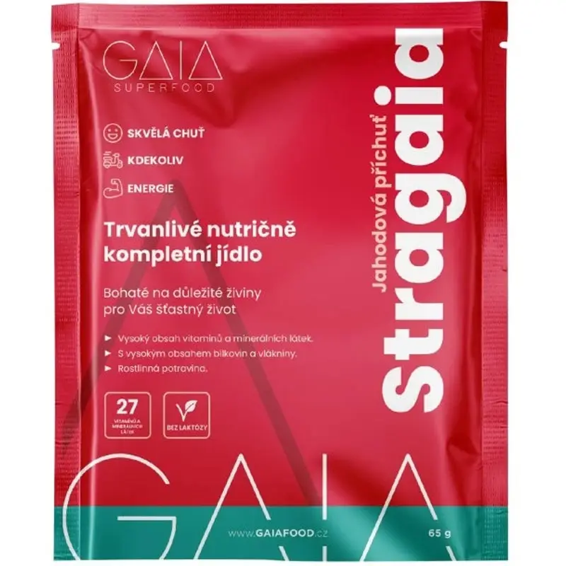 Instantní jídlo GAIA Stragaia 1x65 g jahoda Poslední Šance