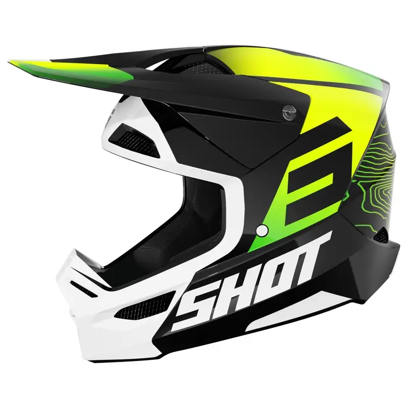 Koupit Online Motokrosová helma Shot Furious Apex fluo žluto-černá