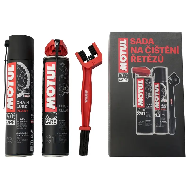 Dárková sada na údržbu řetězů Motul Levný