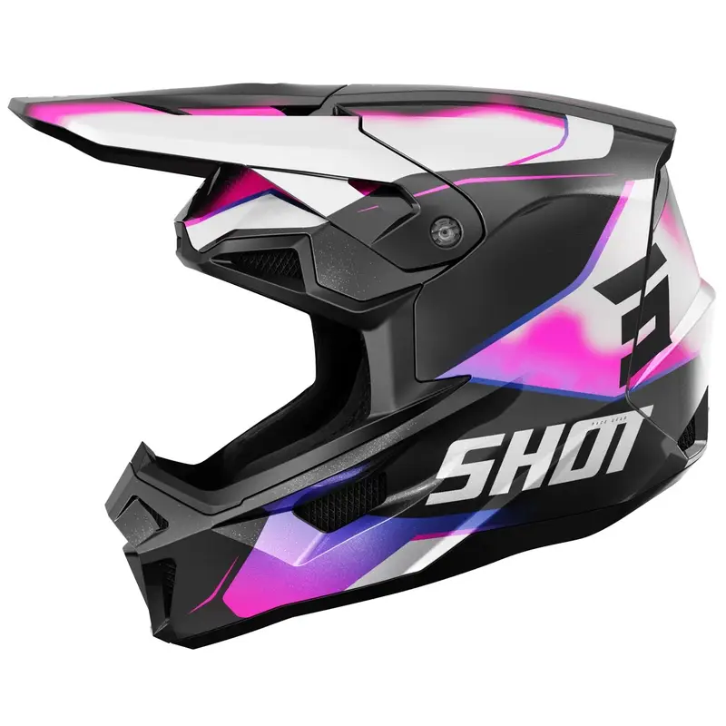 Odeslání Ihned Motokrosová helma Shot Lite Astral modro-růžová