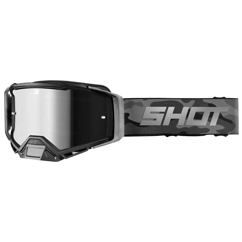 Finální Výprodej Motokrosové brýle Shot Core šedé camo s iridiovým plexi