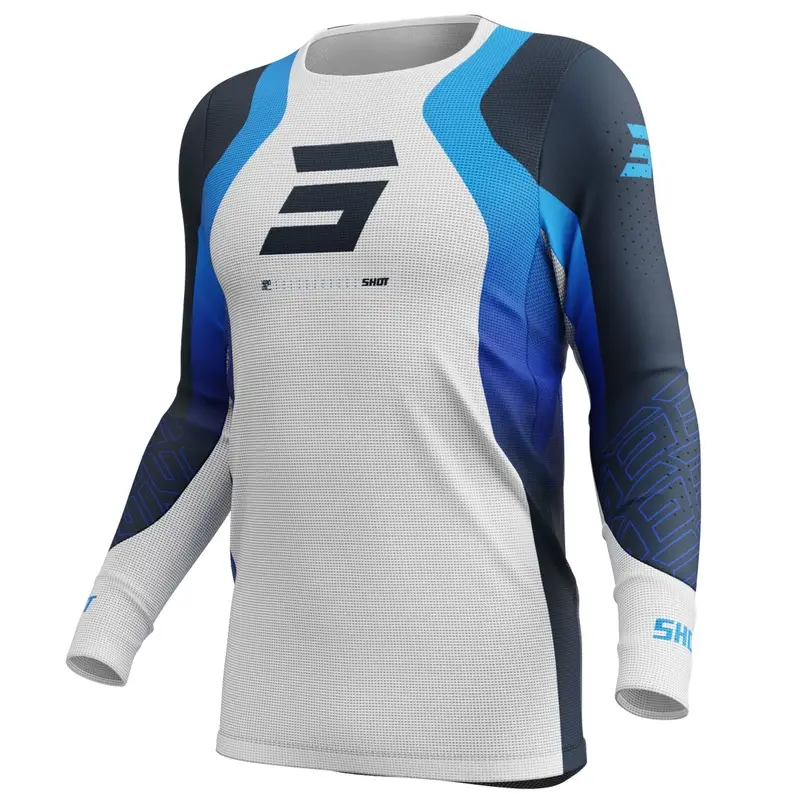 Nízká Cena Motokrosový dres Shot Aerolite Ultra modrý