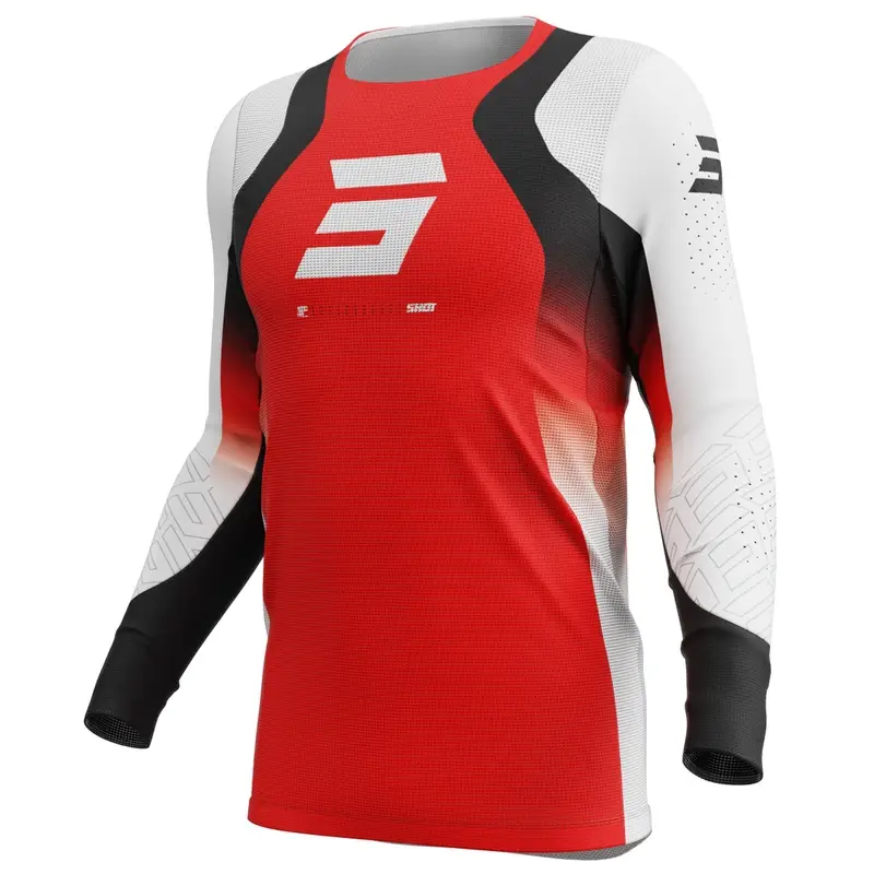 Motokrosový dres Shot Aerolite Ultra červený Expresní Doručení