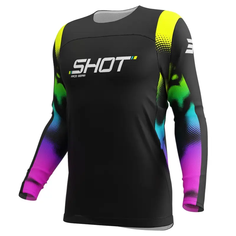 Motokrosový dres Shot Contact Nitro černý Víkendová Akce