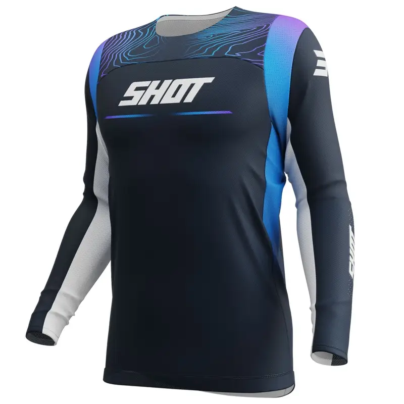 Sezónní Sleva Motokrosový dres Shot Contact Apex modrý