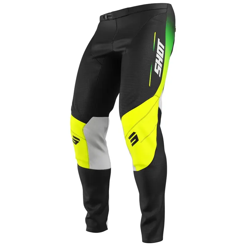 Motokrosové kalhoty Shot Contact Apex fluo žluté Nízká Cena