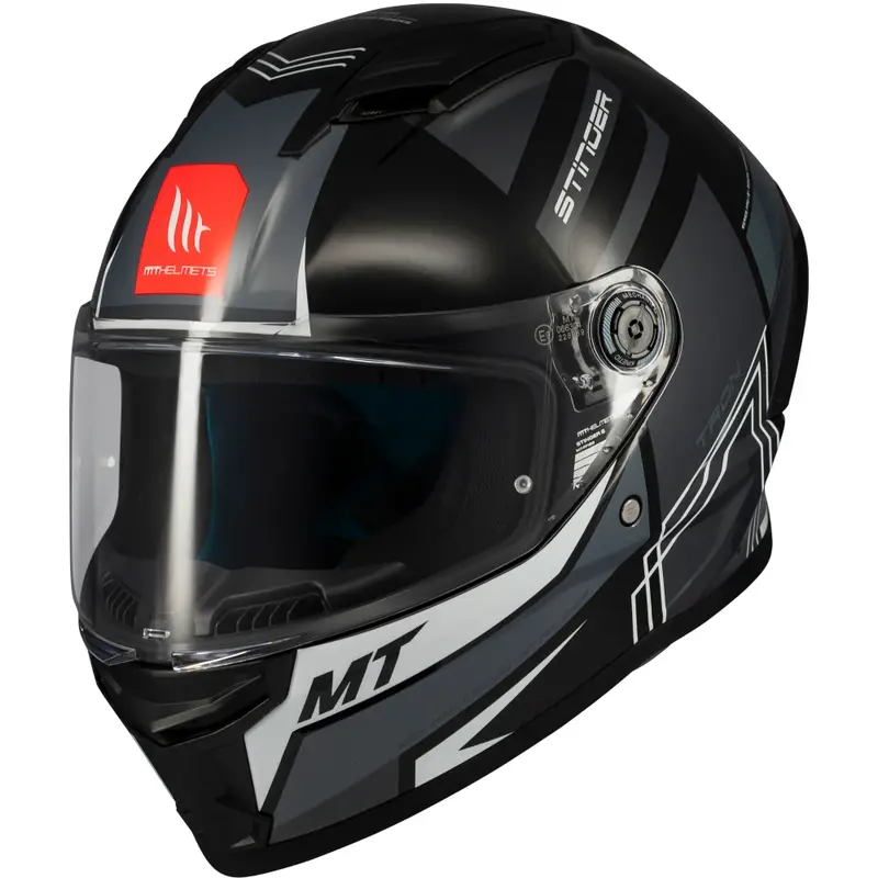 Nejprodávanější Integrální helma na motorku MT Stinger 2 Tron černo-šedá