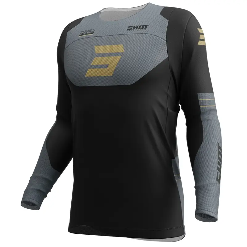 Motokrosový dres Shot Contact Shield zlatý Top Prodej