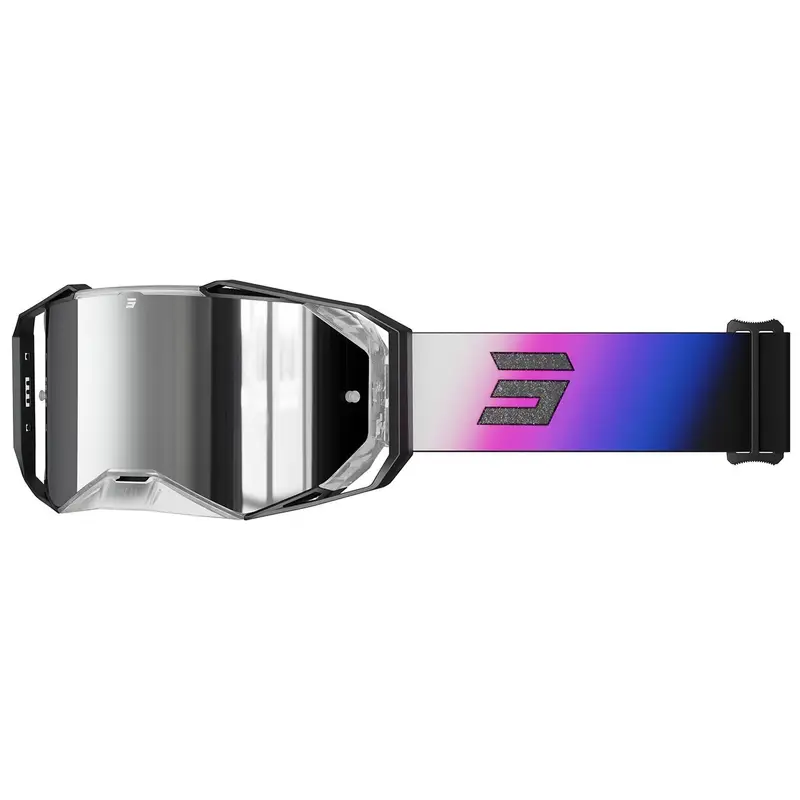 Koupit Online Motokrosové brýle Shot Lite Astral modro-růžové se stříbrným iridiovým plexi