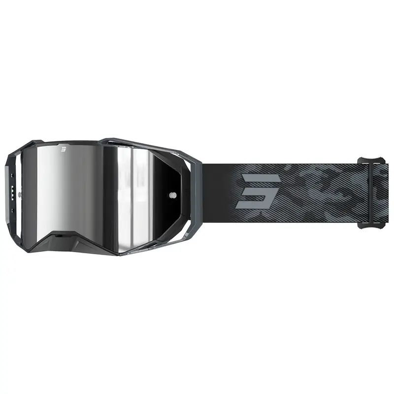Poslední Šance Motokrosové brýle Shot Lite Patrol šedé se stříbrným iridiovým plexi