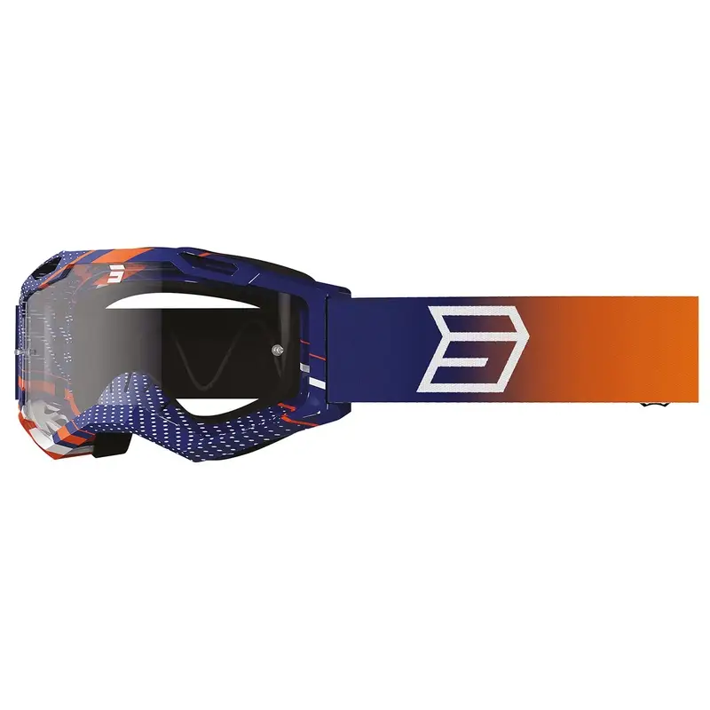 Dětské motokrosové brýle Shot Rocket Kid 2.0 drop oranžové s čirým plexi Rychlé Dodání