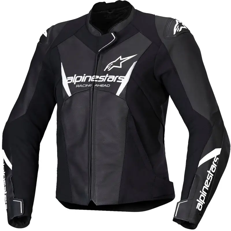 Nejlepší Volba Dámská kožená bunda na motorku Alpinestars Stella Faster 3 černo-bílá
