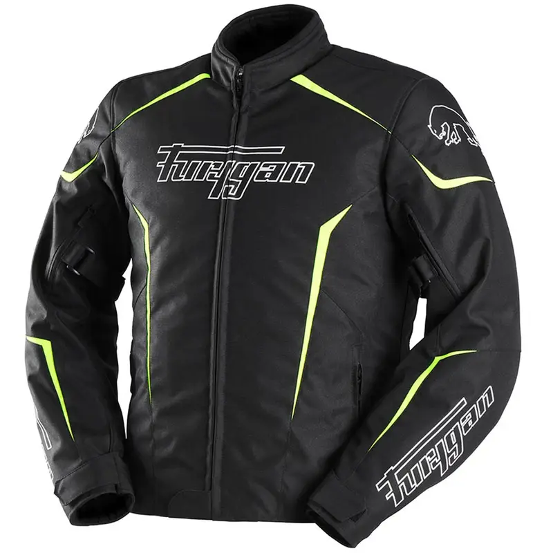 Kup Teď Bunda na motorku Furygan Yori černo-bílo-fluo žlutá