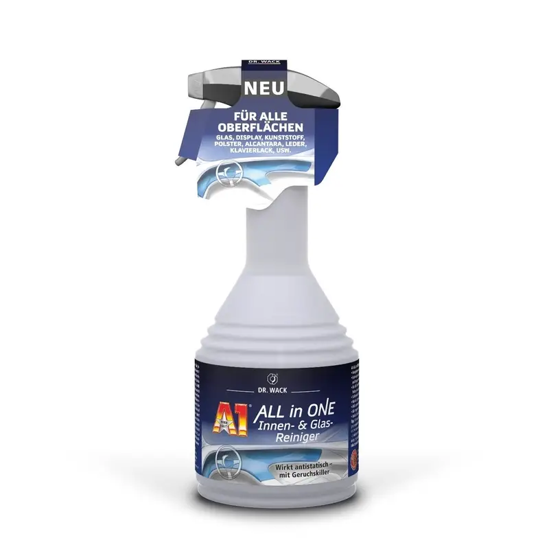 Nejprodávanější Univerzální čistič pro skla a interiér Dr. Wack ALL in ONE Interior 500 ml