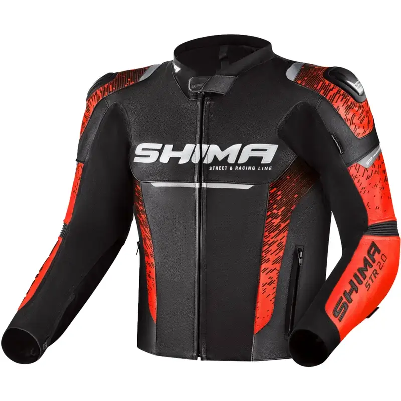 Bunda na motorku Shima STR 2.0 fluo červená Odeslání Ihned