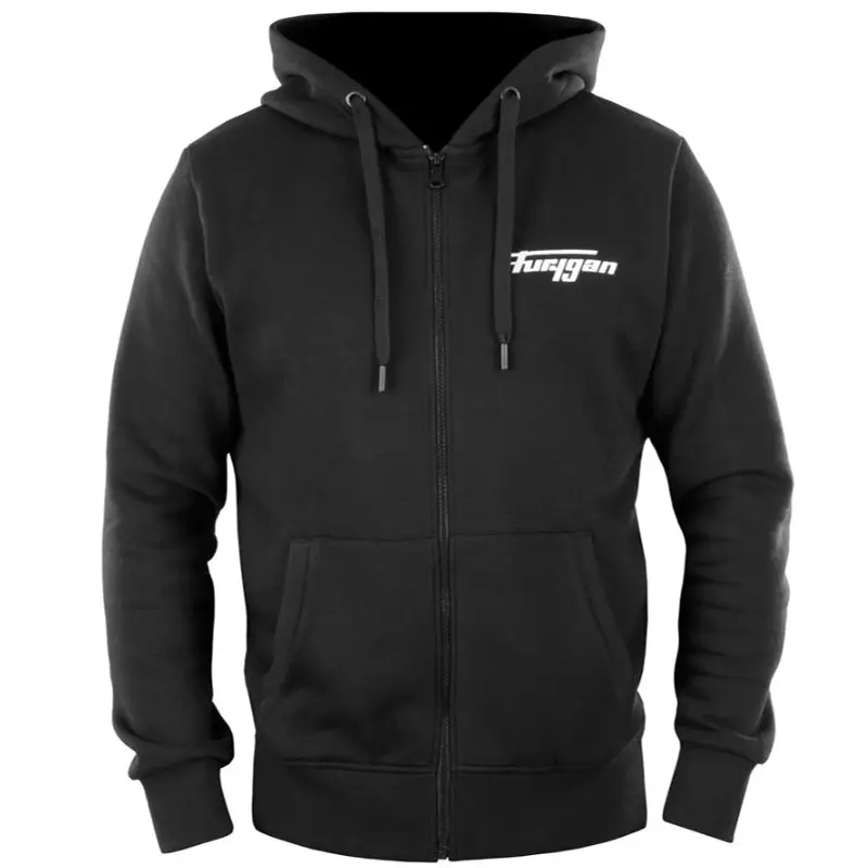 Mikina Furygan Corpo Zip černo-bílá Autentický
