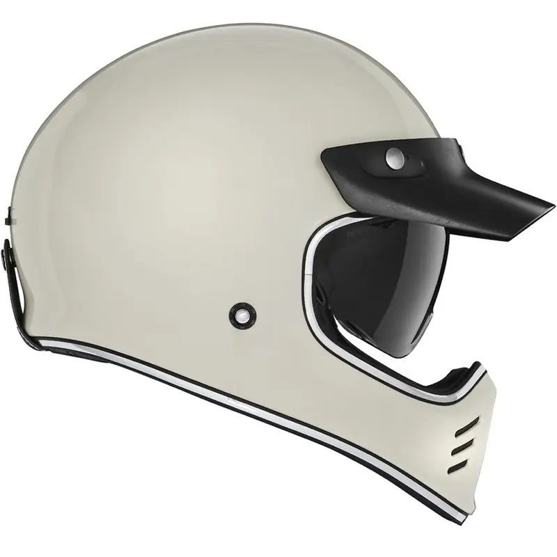 Integrální helma na motorku NOX PREMIUM SEVENTY II slonovinově bílá Ověřený
