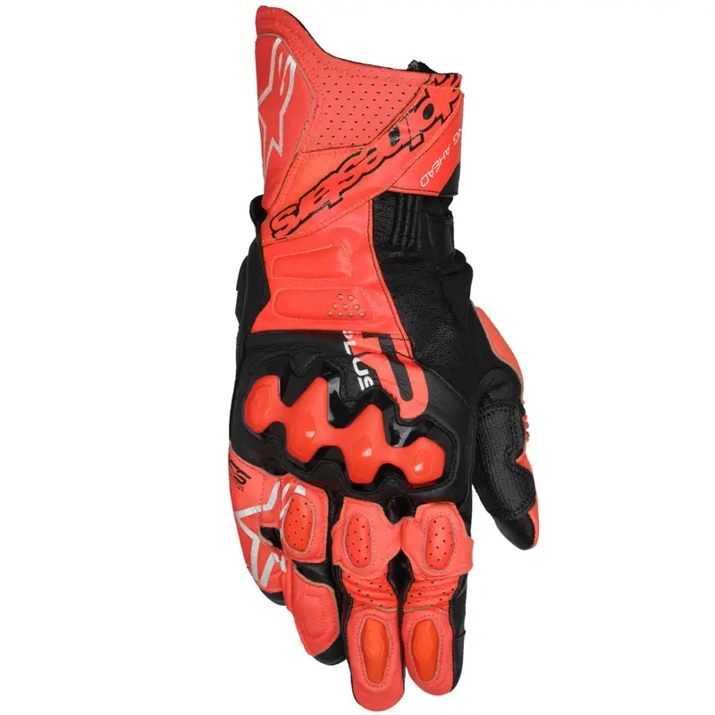 Rukavice na motorku Alpinestars GP Plus R V3 červeno-fluo červeno-černé Cenově Výhodný