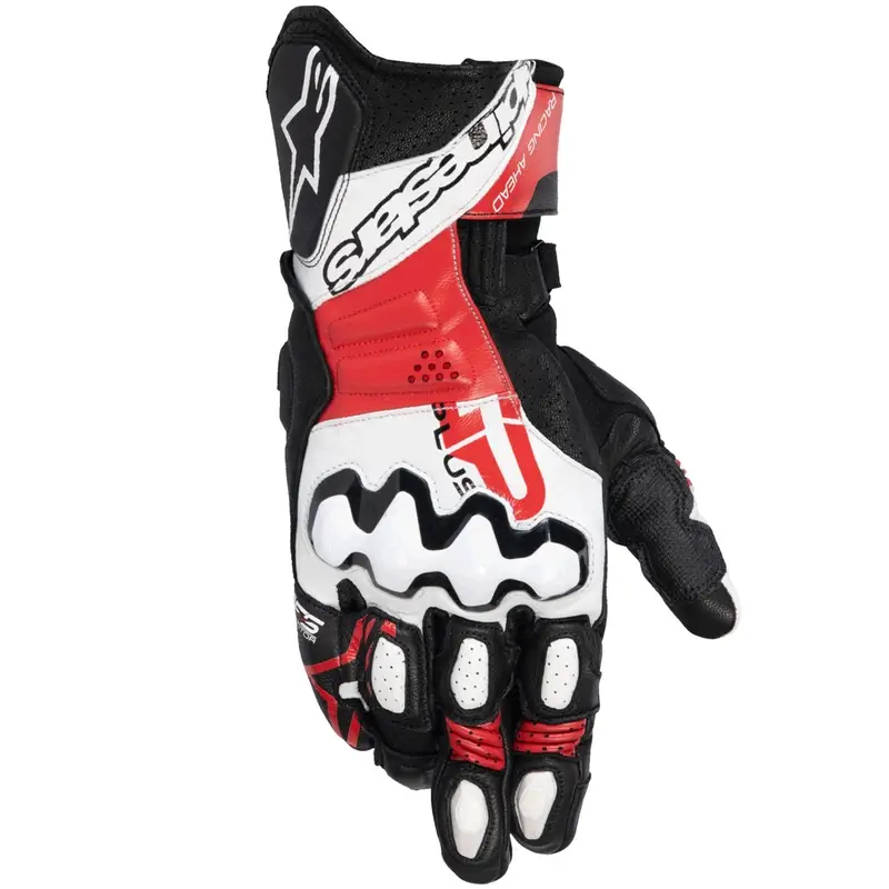 Aktuální Rukavice na motorku Alpinestars GP Plus R V3 černo-bílo-červené