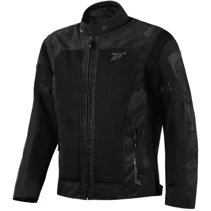Autentický Bunda na motorku Seventy Degrees SD-JT66 Sahara černá