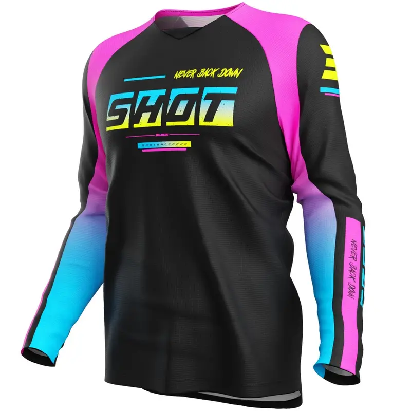 Dětský motokrosový dres Shot Draw Block růžový Koupit Online