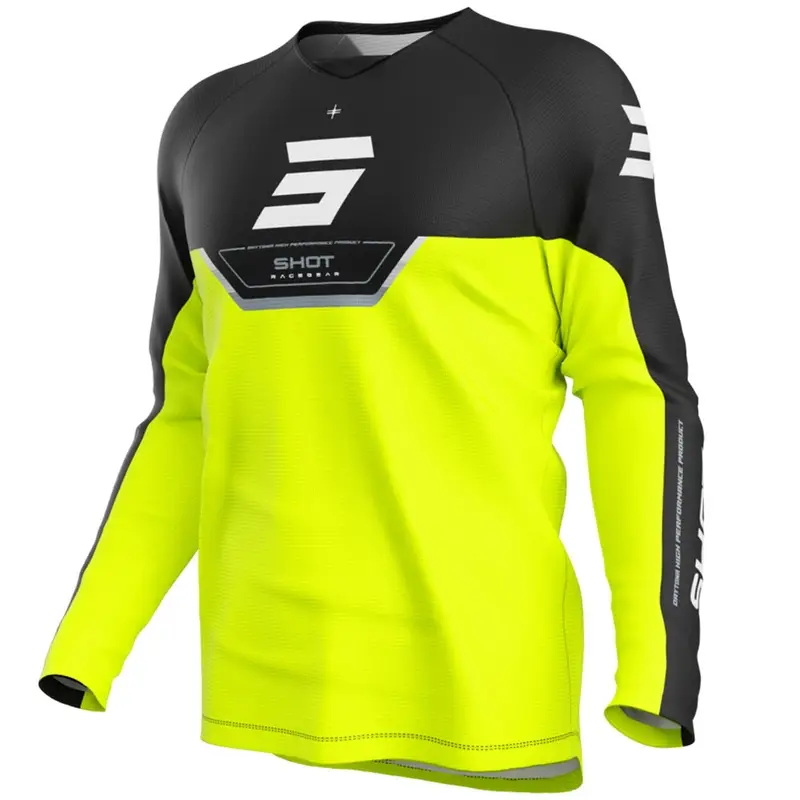 Sleva Dětský motokrosový dres Shot Draw Daytona fluo žlutý