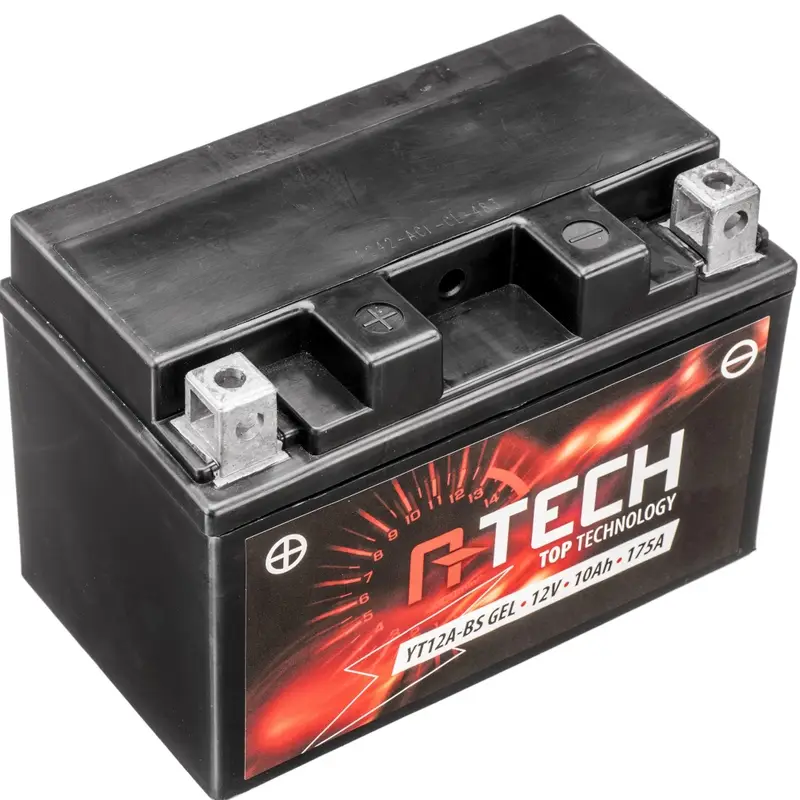 Vrácení Zdarma Gelová baterie A-TECH 12V, YT12A-BS, 12V, 10Ah, 175A, bezúdržbová