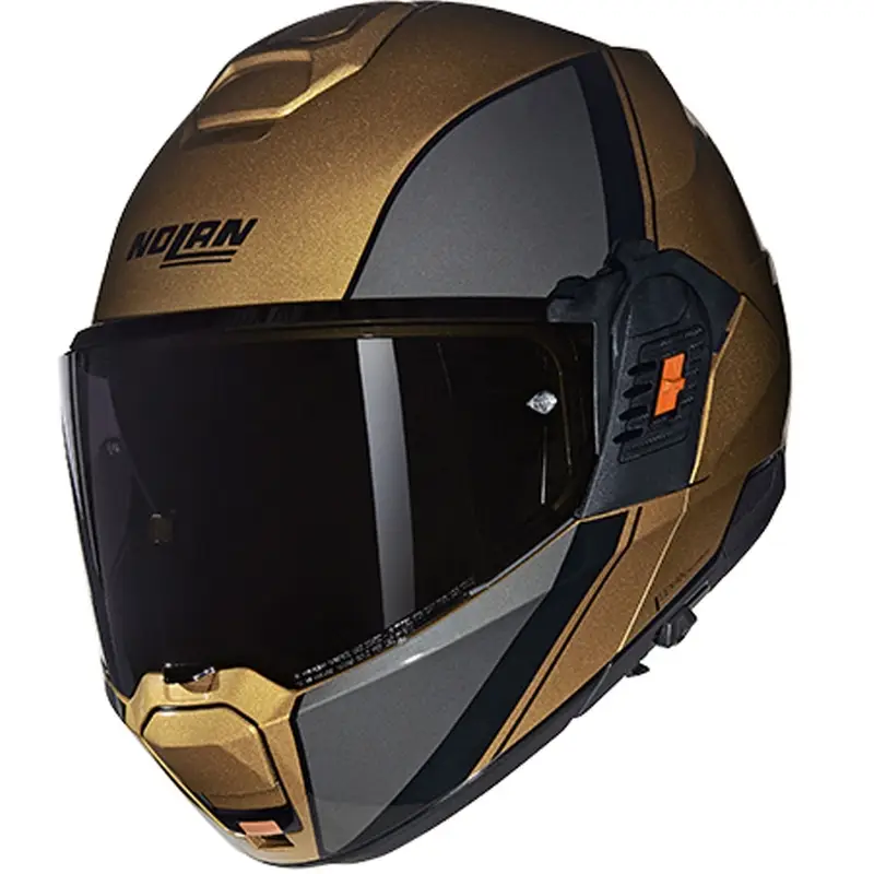 Odeslání Ihned Překlápěcí helma na motorku Nolan N120-1 Verniciatura Speciale N-COM 342 pískovo-černá