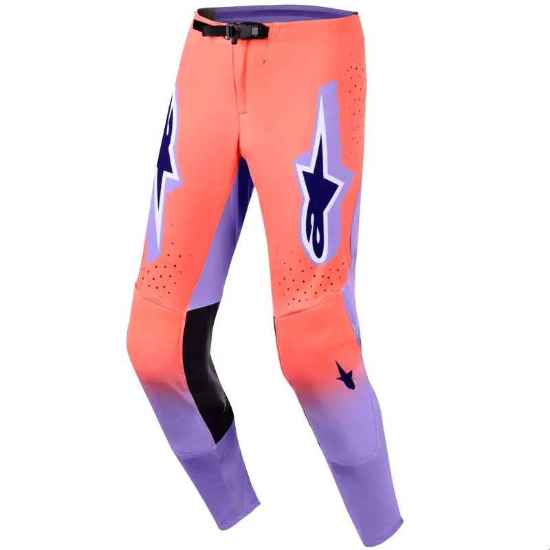 Motokrosové kalhoty Alpinestars Supertech Scenz oranžovo-korálovo-fialové Top Prodej