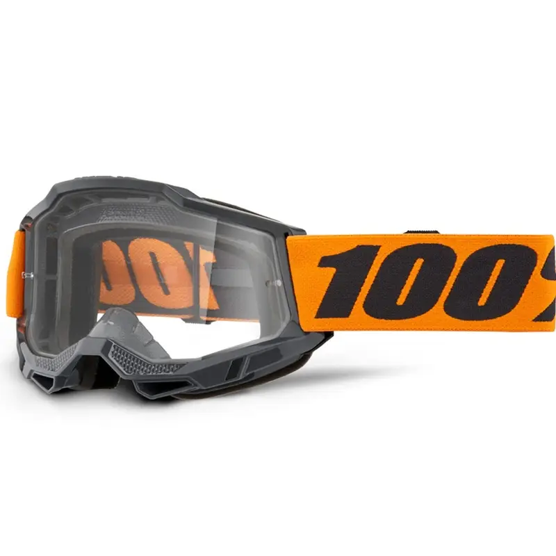 Motokrosové brýle 100% Accuri 2 Orange s čirým plexi Omezená Nabídka