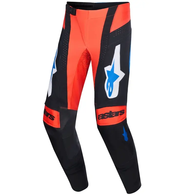 Motokrosové kalhoty Alpinestars Techstar Knif oranžovo-černo-modré Ihned K Objednání