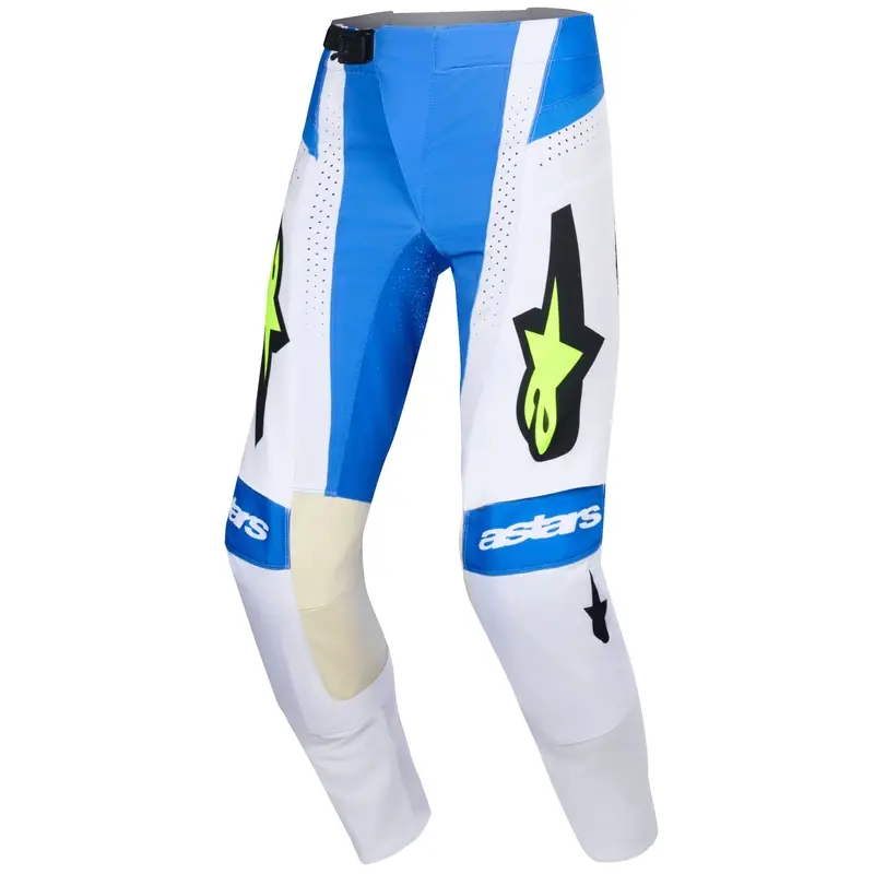Časově Omezené Motokrosové kalhoty Alpinestars Techstar Knif modro-černo-fluo žluté