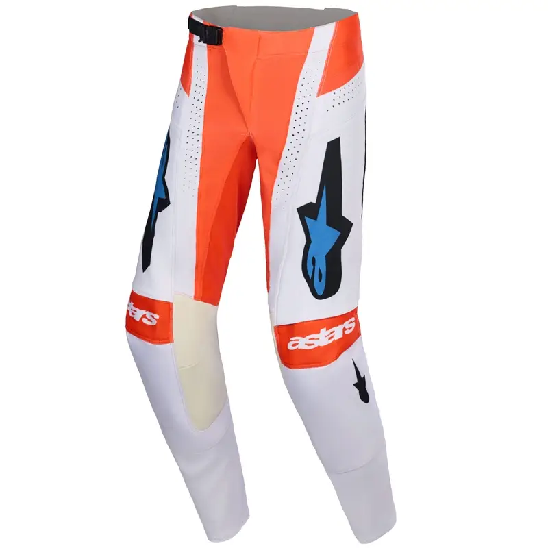 Motokrosové kalhoty Alpinestars Techstar Knif světle šedo-fluo oranžovo-černé Akční Nabídka