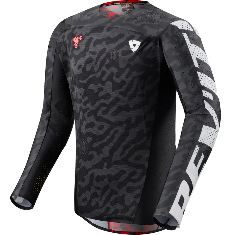 Rychlé Dodání Motokrosový dres Revit Thirteen černý