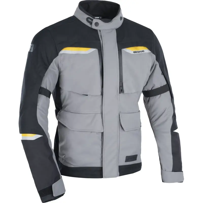 Ihned K Objednání Bunda na motorku Oxford Advanced Mondial 2.0 Dry2Dry™ černo-šedá