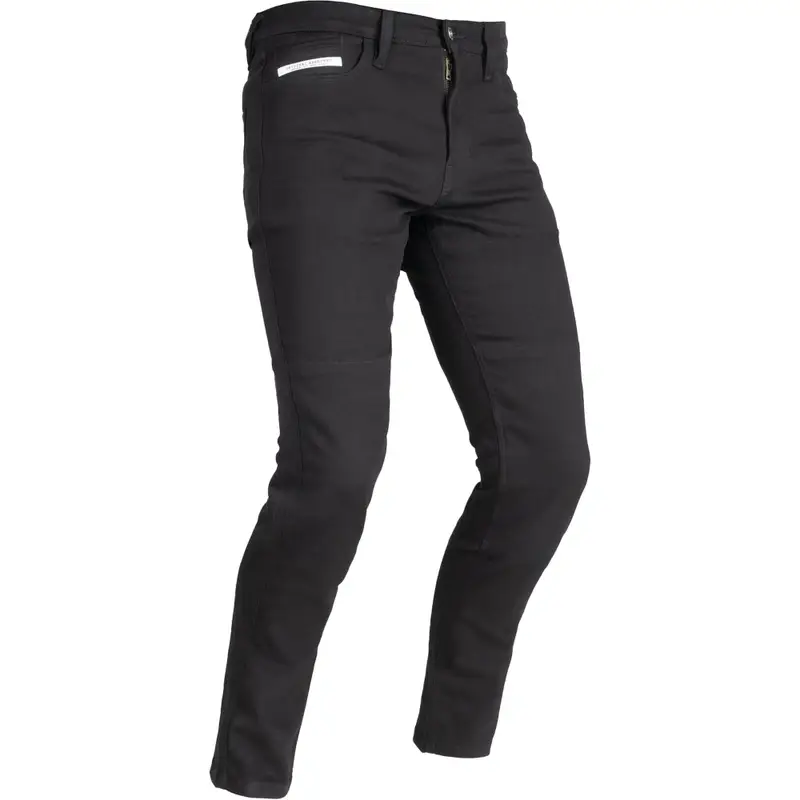 Akční Cena Zkrácené džíny na motorku OXFORD ORIGINAL APPROVED SUPER STRETCH JEANS AA SLIM FIT černé