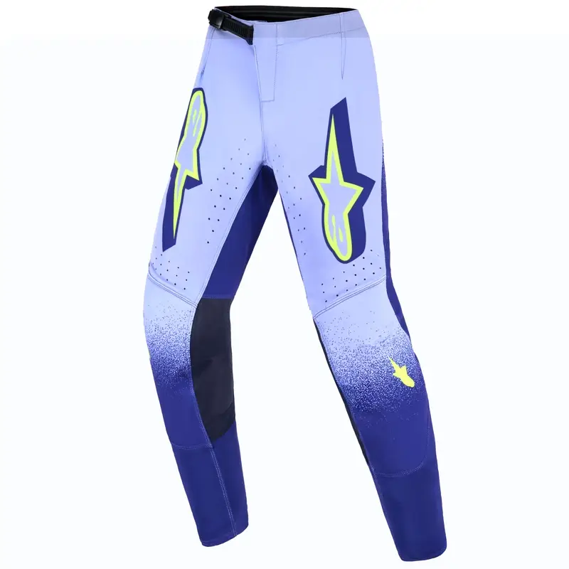 Dětské motokrosové kalhoty Alpinestars Supertech Scenz fialovo-fluo žluté Super Cena