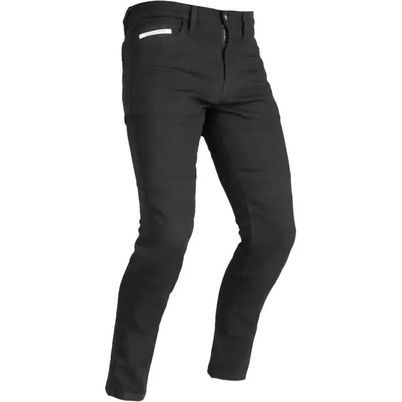 Dámské džíny na motorku OXFORD ORIGINAL APPROVED SUPER STRETCH JEANS AA SLIM FIT černé Ověřený