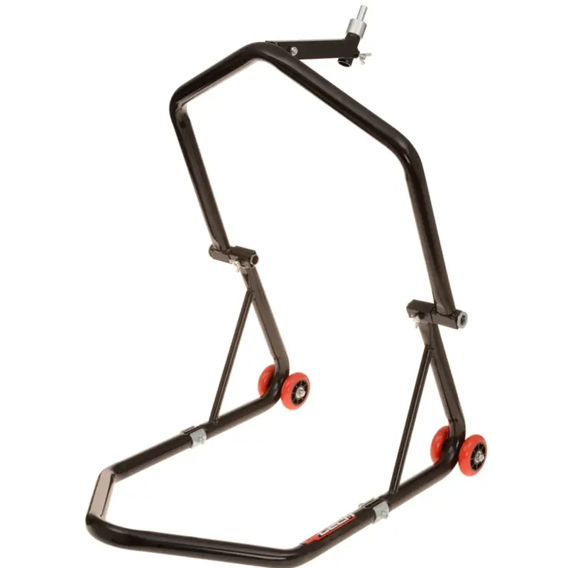 Stojan na motorku Q-TECH přední - do brýlí/zadní černý Nejlepší Cena