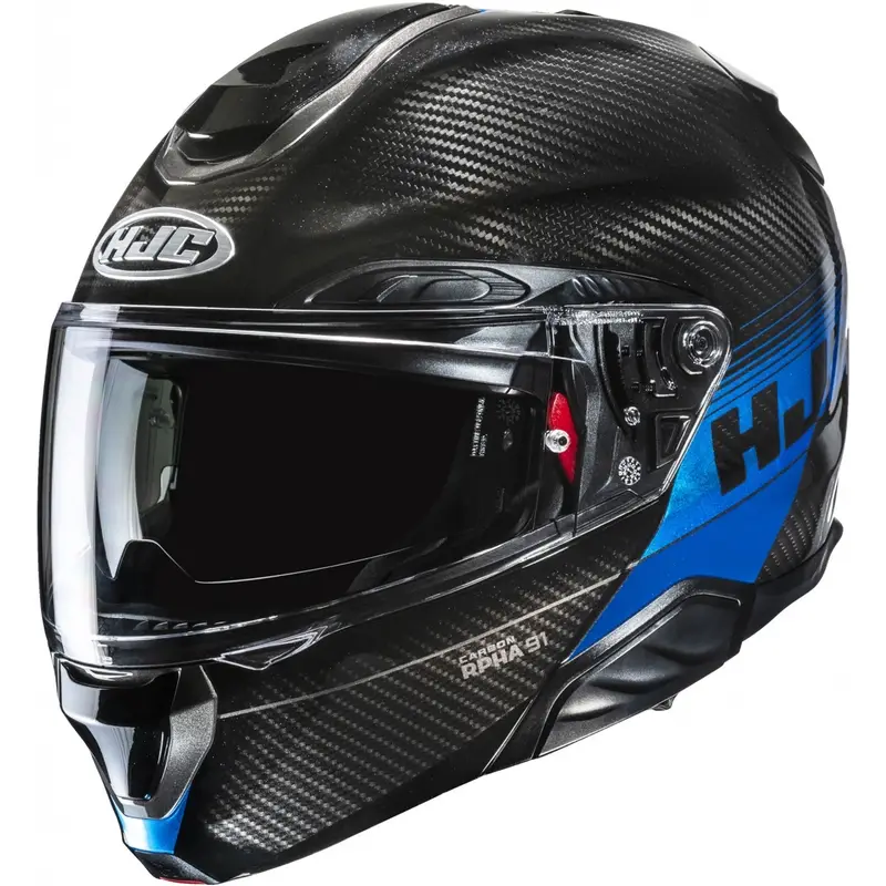 Výklopná helma na motorku HJC RPHA 91 CARBON Elig MC2 černo-modrá Kup Teď