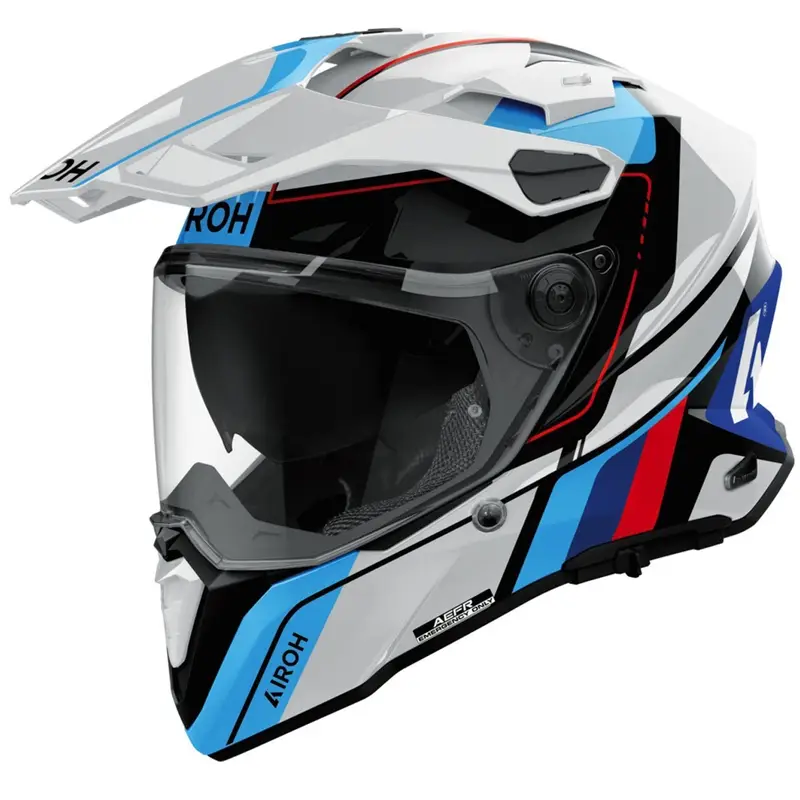 Enduro helma Airoh Commander 2 Skip lesklá bílá Cenově Výhodný