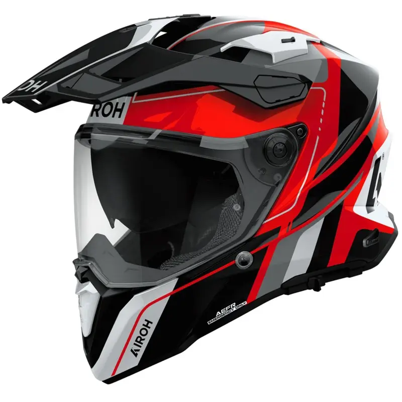 Enduro helma Airoh Commander 2 Skip lesklá červená Akční Nabídka