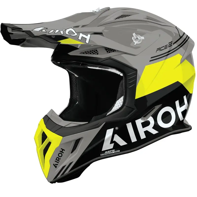 Přímo Od Výrobce Motokrosová helma Airoh Aviator ACE 2 Fury lesklá žlutá