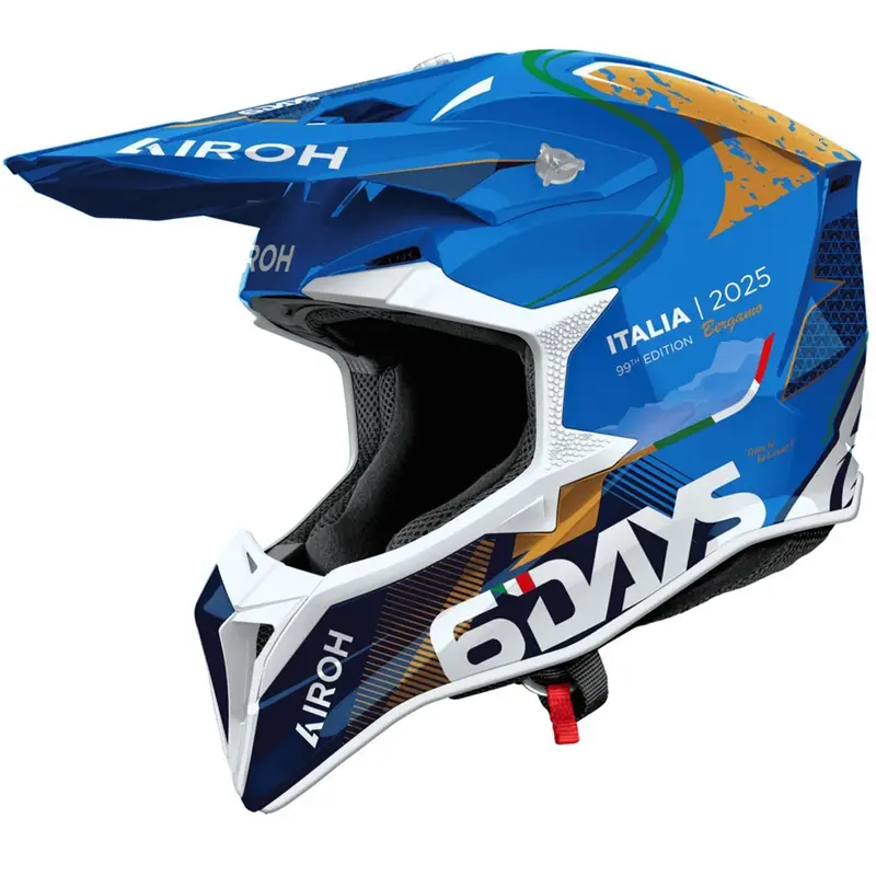 Motokrosová helma Airoh Wraaap 6DAYS ® ITALY lesklá Nízká Cena