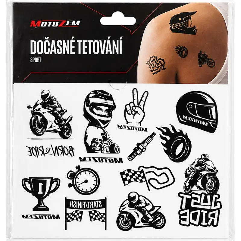 Dočasné tetování MotoZem Sport Must-Have