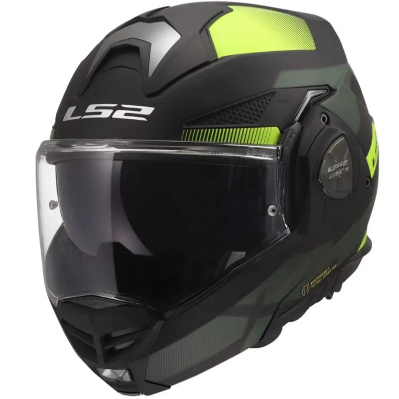 Nakupujte Hned Překlápěcí helma na motorku LS2 FF901 Advant X Nova matná fluo žluto-černá