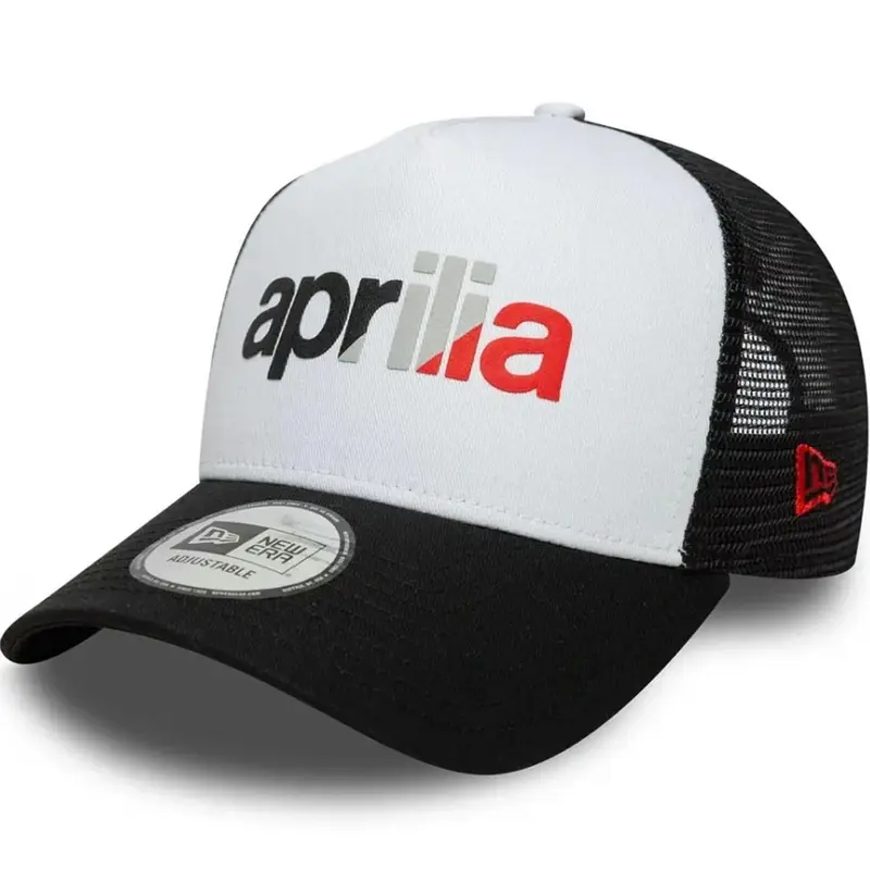 Kšiltovka Aprilia 9forty Be A Racer s logem černo-bílá Horká Nabídka