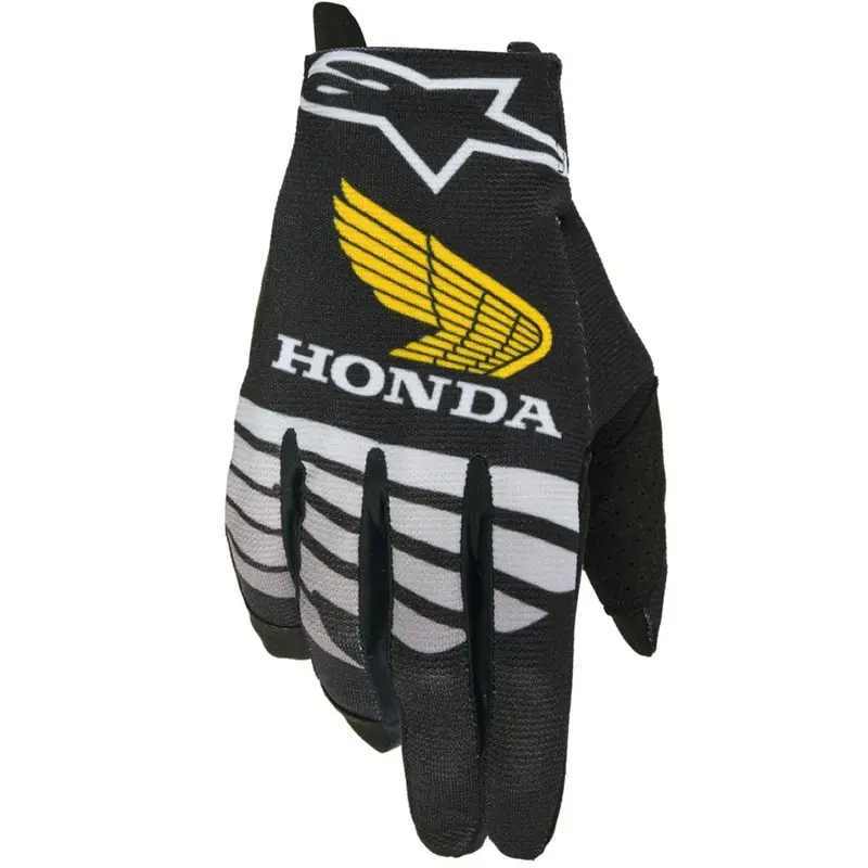 Pouze Dnes Motokrosové rukavice Alpinestars Radar Honda černo-šedo-žluté